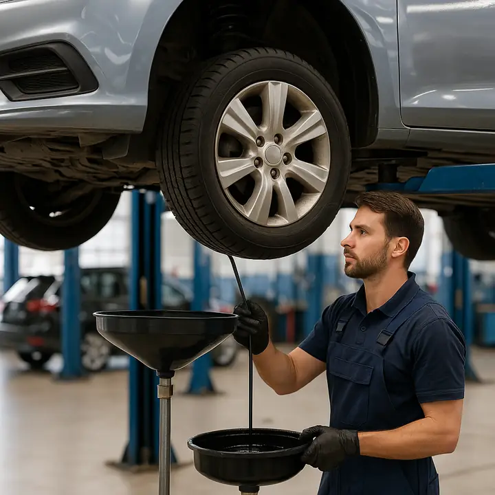 Engine diagnostics with hood open
